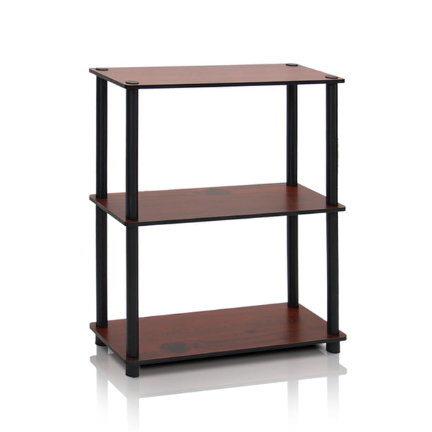 Furinno Turn-N-Tube 3-Tier Compact Office Unit, Wood Display Rack
