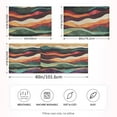 thumbnail image 2 of Yayeee Pillowcase Standard Size Set of 2 Satin Wrinkle Resistant Envelope Pillow Case, Artistic Desert Pattern, 2 of 8