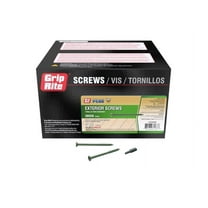 Grip-Rite L3STGR2M Deck Screws PrimeGuard Plus No. 9 S X 3" L Star Flat Head Ceramic Coated