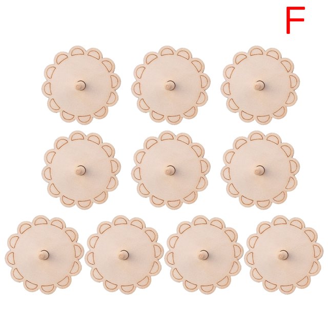 DPTALR Spinning Wooden Diy Coloring Children Play Spinning Gift