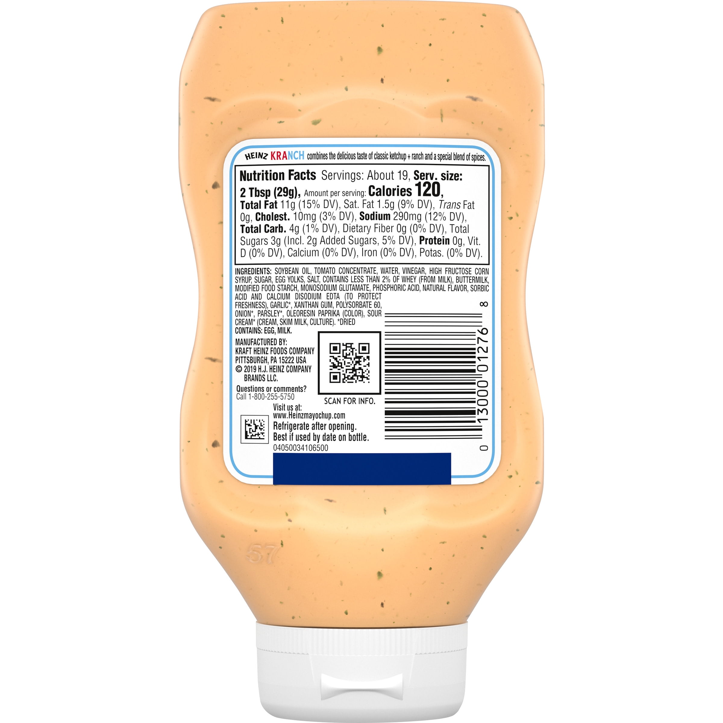 Buy Heinz Kranch Ketchup & Ranch Sauce, 19 fl oz Bottle Online at