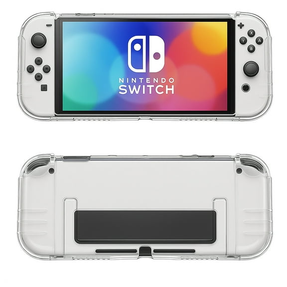 SOATUTO Clear Protective Case for Nintendo Switch 2(2025), Dockable Crystal Case Cover, Transparent Slim Cover Compatible with Switch 2 Console