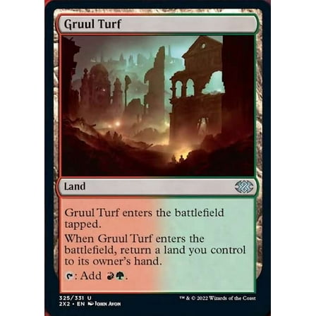 MtG Double Masters 2022 Uncommon Gruul Turf #325