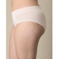 thumbnail image 3 of Playtex Tummy Smoothing Hipster Underwear Pack, Moisture-Wicking, 3-Pack (Plus Sizes) Vint Mauve/Black/Heirloom White Dot L Women's, 3 of 4