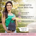 thumbnail image 4 of Kedzie Harper Multi-Pocket Crossbody Bag, Black (Women's), 4 of 7