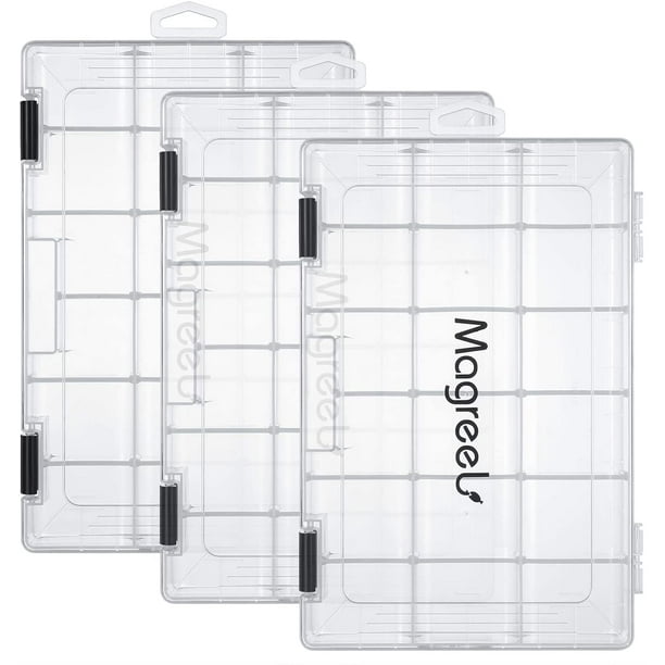 Fishing Tackle Boxes, 3600/3700 Tackle Trays Transparent Fish