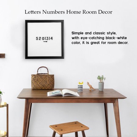 Felt Number - Fosa 25cm*25cm Message Felt Letter Board Sign Changeable Letters Numbers Home Room Decor,Letter Board, Message Letter Board