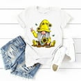 thumbnail image 4 of Women's T Shirts Summer Classic Cotton Short Sleeve Crewneck Printed Festival Casual T-Shirt Tops, 4 of 4