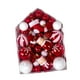 thumbnail image 5 of 72 Uds Decoraciones para árboles de Navidad BLESIY adornos colgantes decorativos inastillables Rojo, 5 of 8