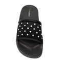 thumbnail image 3 of Luckers Women's Sandals, Breathable, Comfortable Slip-On Open Toe, Flat Heel Platform, Black, Size 8, 3 of 6