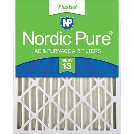 

Nordic Pure 16x20x4 (3 5/8) Pleated MERV 13 Air Filter 1 Pack