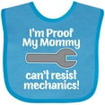 thumbnail image 3 of Inktastic Mechanic Daddy Proof Mommy Cant Resist Boys or Girls Baby Bib, 3 of 4