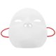 thumbnail image 3 of Men Masquerade Mask For Adults Cosplay Costume Props Masquerade Party DIY White Mask For Halloween Carnival Face Mask, 3 of 4