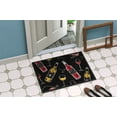 thumbnail image 4 of Red and White Wine on Black Doormat 18x27, 4 of 4