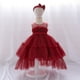 thumbnail image 4 of Vestido de niña Vestido de princesa Vestido de bebé de un año Vestido de niña de flores Vestido de niña con lazo de malla, 4 of 6