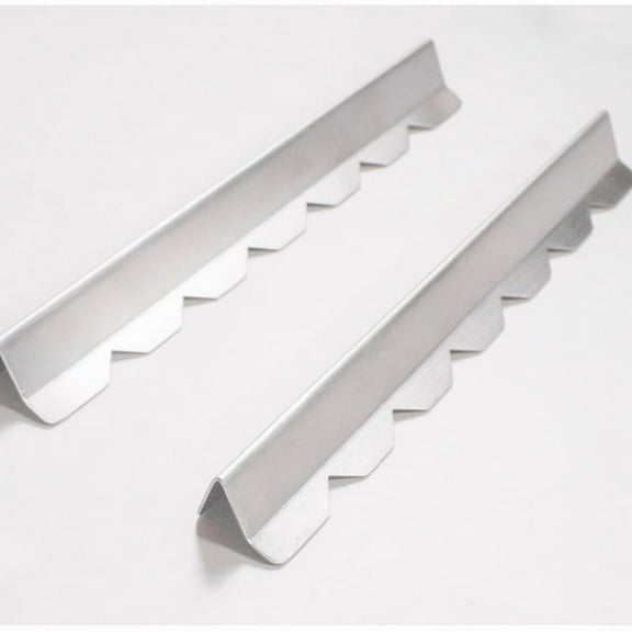 BlinkL 2 Pcs Skewers Holder Stainless Steel Shish Kabob Rack BBQ Long Skewers Rack for Round Flat Wood Metal Bamboo Skewers Grilling Accessories 12 Inch