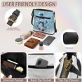 thumbnail image 6 of HELLHERO Christmas Snowman Crossbody Purse, Adjustable Strap Handbag PU Leather Durable Satchel Bag for Weekend Trips Daily, 6 of 7