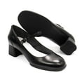 thumbnail image 3 of CAMPER Womens Black Padded Katie Block Heel Buckle Leather Mary Jane 40, 3 of 7