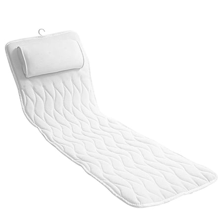 Anti-Slip Bathtub Mat With Suction Cups Bathtub Pillow Laundry Bag Bath Pillow Spa Cushion Pad ...