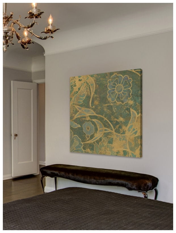 "Persian Tile I" Painting Print on Wrapped Canvas