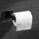 thumbnail image 2 of Soporte de papel higiénico negro mate soporte de pared Premium 304 inoxidable, 2 of 4