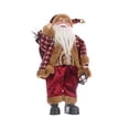 thumbnail image 3 of Muñeco de Papá Noel de pie, muñeco lindo, decoración navideña, estatua festiva, decoración de mesa, gabinete, suministros y accesorios, 3 of 5