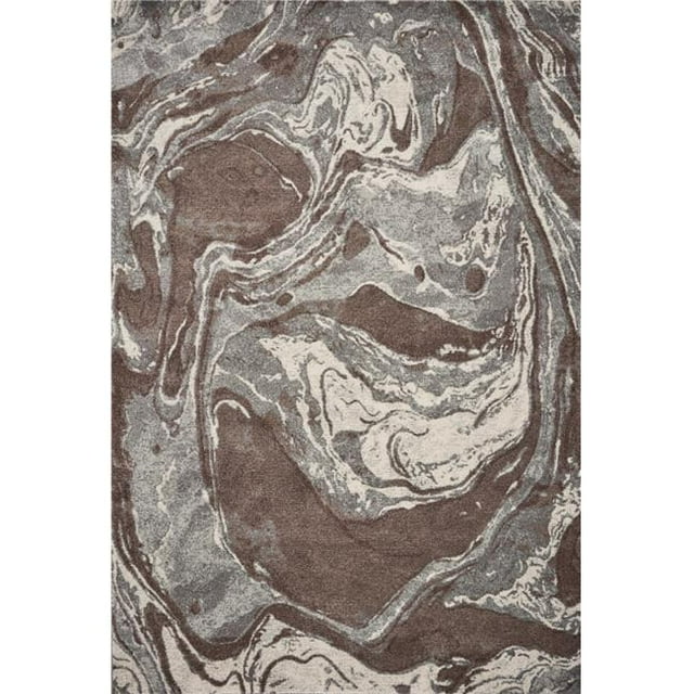 7 ft. 10 in. x 10 ft. 10 in. Polypropylene Mocha Area Rug