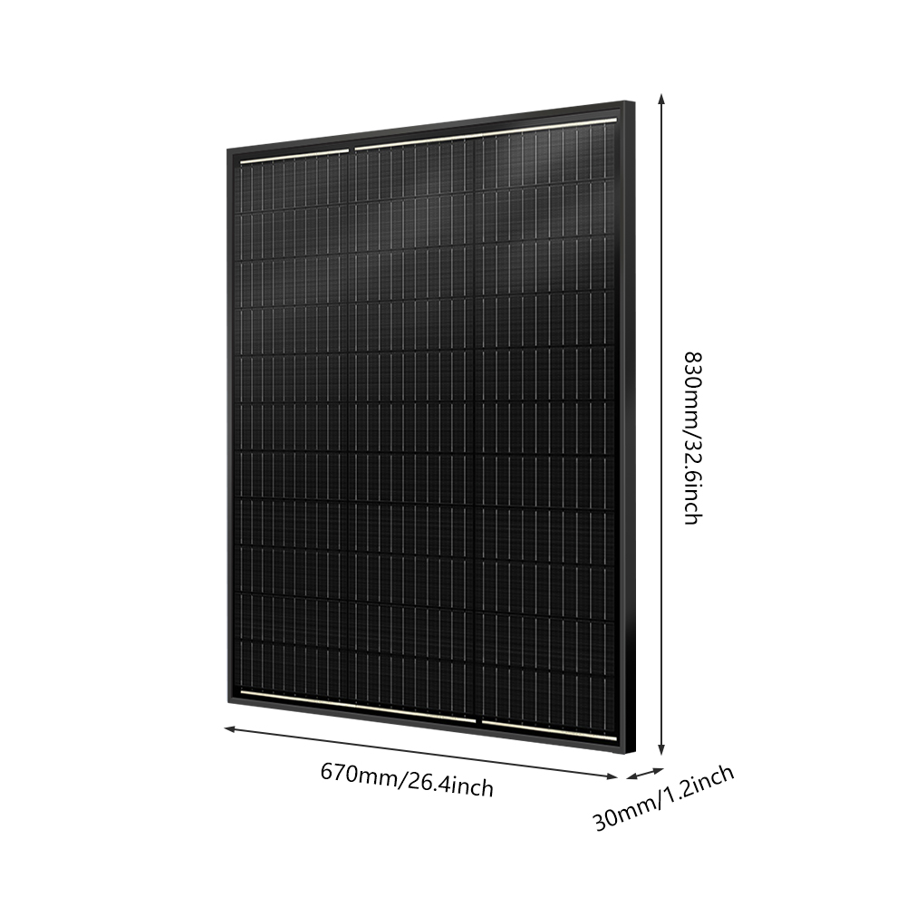 Solar Panel 120/200 Watt 18 Volt, High-Efficiency Monocrystalline PV Module Power Charger for RV Marine Rooftop Farm Battery and Other Off-Grid Applications