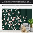 thumbnail image 3 of Botanical Wallpaper Wall Mural - Abstract Flowering Vine, 3 of 5