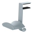 thumbnail image 2 of Soporte para Auriculares Soporte para Montaje en Suspensión para Auriculares Inteligente debajo Del Escritorio con Extremo Curvo - Gris B, 2 of 6