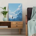 thumbnail image 5 of Qisvanset Person Standing on Clouds Canvas Wall Art 15.75x11.81 Inches, 5 of 8