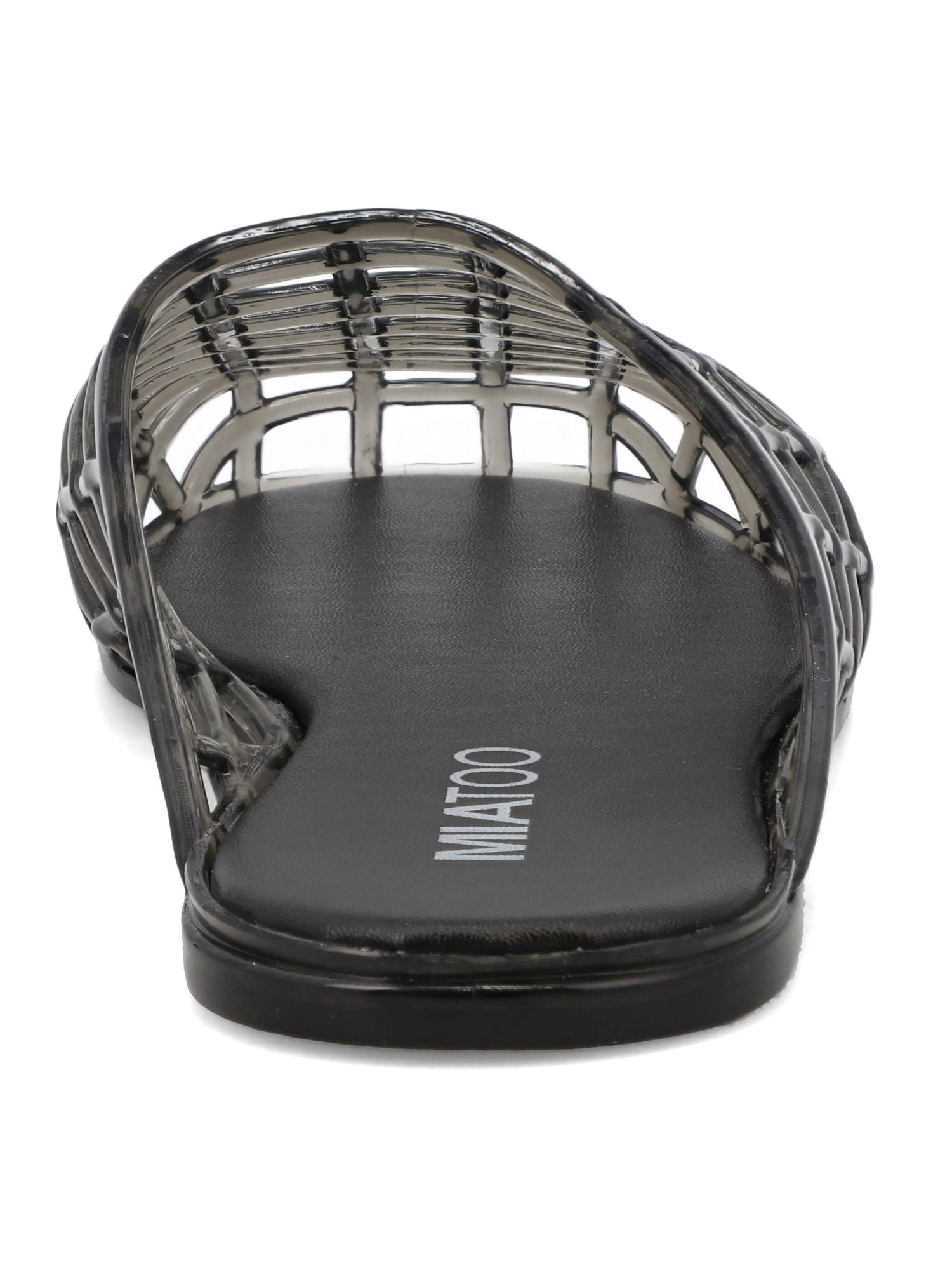 MIA Too Women's Jelled Caged Jelly Mule
