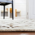 thumbnail image 4 of Safavieh Dip Dye Ernest Distressed Area Rug, Ivory/Chocolate, 3' x 5', 4 of 11