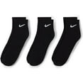 thumbnail image 4 of Nike Everyday Cushion Breathable Ankle Training Socks (6 Pair) Large Black/White, 4 of 5