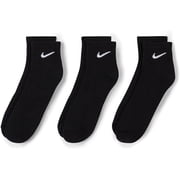 Nike Everyday Cushion Breathable Ankle Training Socks (6 Pair) Large Black/White