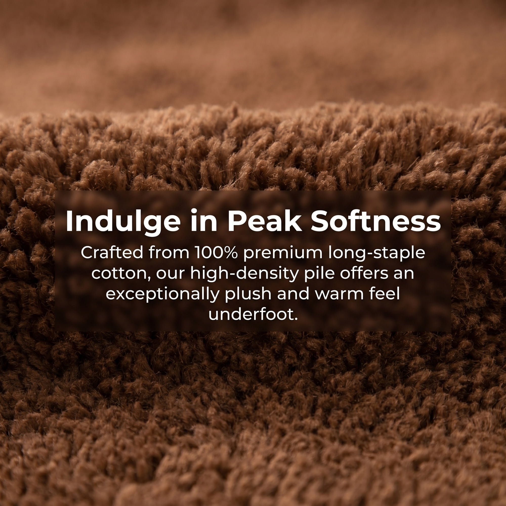 Unique Bargains Chenille Non Slip Bath Mat Ultra Soft Absorbent Shower Rug Khaki 24" x 16"