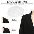 thumbnail image 5 of Raindrops Shoulder Braces for Women Silicone Pads Shoulder Enhancer Lightweight 2 Pairs Transparent, 5 of 8