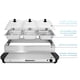 thumbnail image 2 of Servidor de buffet triple Elite Gourmet EWM-6171 #, 7.5 cuar Elite Gourmet EWM6171B, 2 of 5