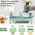 thumbnail image 3 of Vegetable Chopper, Veggie Chopper With 10 Blades, Onion Cutter with Container, Pro All-in-1 Food Dicer (10 Blades), 3 of 9