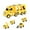 Yellow, variant on Toddler Car Toys for 3 4 5 Years Old Construction Transport Truck with 4 Pack Small Pull Back Construction Vehicles Friction Power Cars Christmas Birthday Gifts for Kids Boys Girls