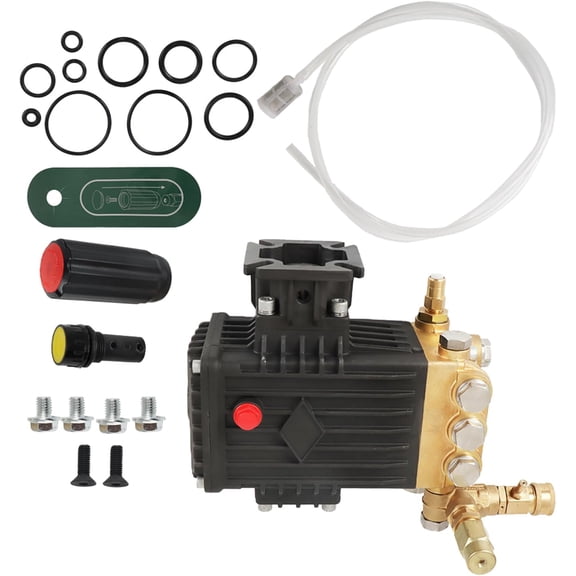 ALL-CARB 3/4 Inch Shaft Pressure Washer Pump 3.1GPM 6.5HP 3000PSI Horizontal Washer Pump