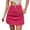 Red, variant on Jean Skirts for Women Denim High Waiste Casual A Line Skirt Stretchy Comfortable Summer Washable Solid Womens Mini Skirt Red L