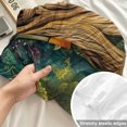 thumbnail image 4 of Twin Sze Fitted Sheet Set - Forest 2 Piece Bedding Sets 16" Deep Pocket Fitted Sheet with 1 Pillowcase, Vintage Cottage Mushroom Tree Floral Green Brushed Microfiber Hotel Luxury Bed Sheets, 4 of 9