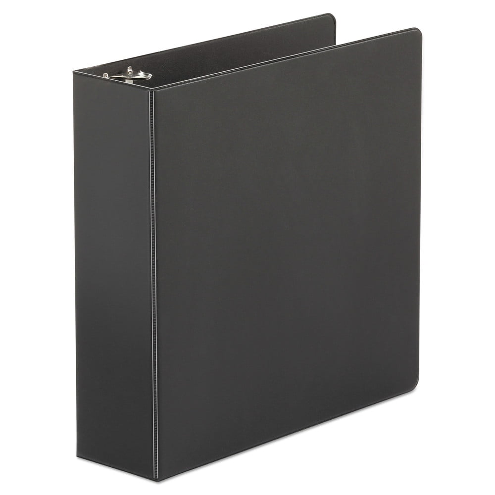 Economy 3 Round Rign Non-View Binder, 3' Capacity, 11x8.5, Black