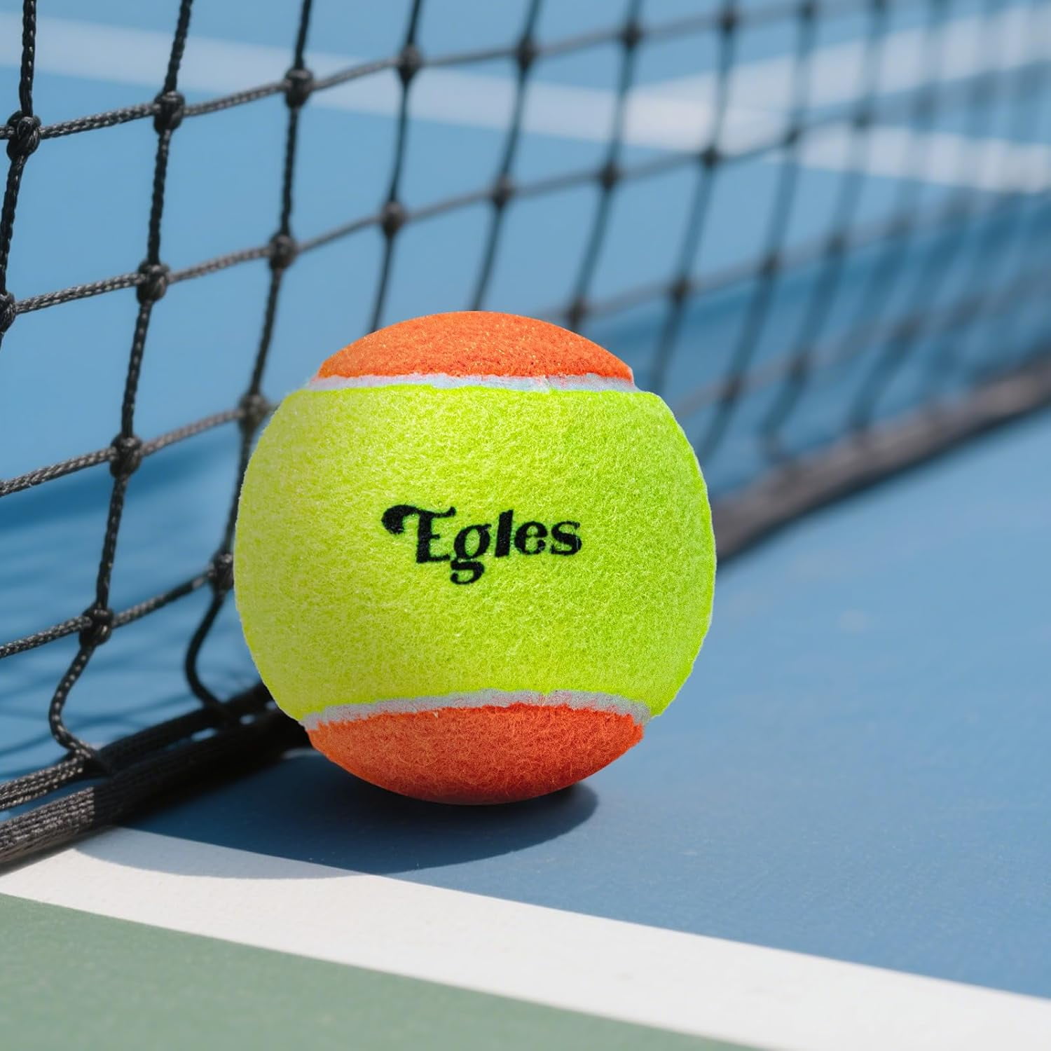 12/20/36/48/60 Pack Kids Tennis Balls 50% Low Compression Stage Tennis Ball, Practice Balls for Beginners, Youth Training & Dog Play,  Two-Tone Colors Tennis Balls with Mesh Bag for All Court