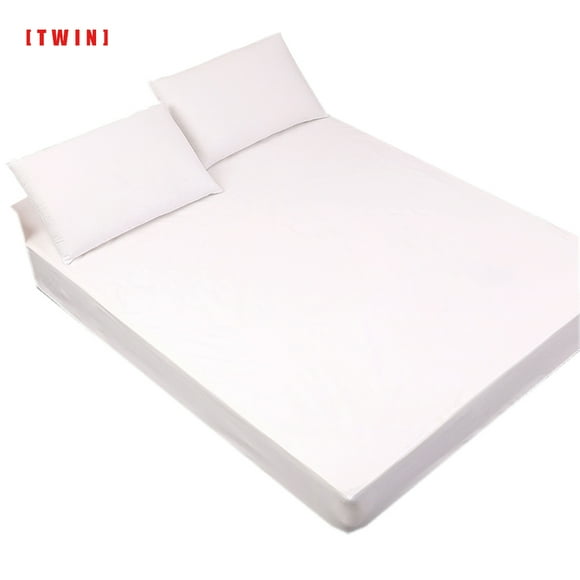 Protector de colchón impermeable de algodón transpirable con bolsillo profundo para almohadilla de cama, doble 39x75 + 18 pulgadas sidaley HA001319-01B