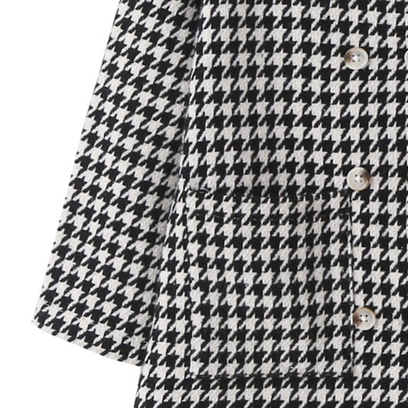 Vedolay Tops for Girl Baby Girl's Chic Collarless Jackets Long Sleeve Winte Zippered Coat,C 2-3 Years