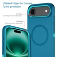 thumbnail image 3 of I-HONVA For iPhone 17 Air Case Compatible with MagSafe,3-Layer Military Grade Drop Protection Anti-Slip Bumper Rugged Shockproof Dustproof Protection 6.6 inch Phone Case,Teal, 3 of 7