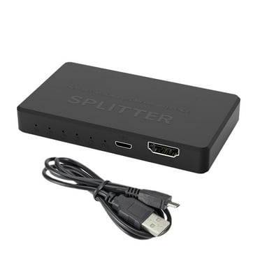HDMI Splitter 1 in 4 Out, 4K Audio Video Distributor Bo GX Prof W4N7