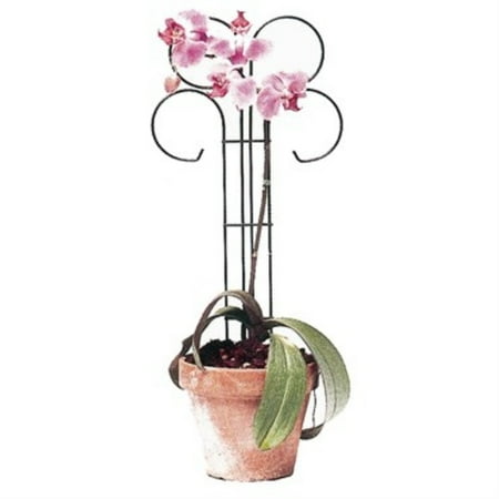 Bosmere L515 24" Green Metal Scroll Pot Trellis By Wren